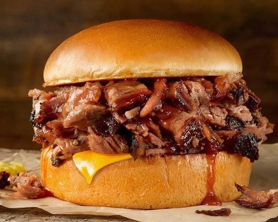 Pulled Pork and Cheese Classic Sandwich