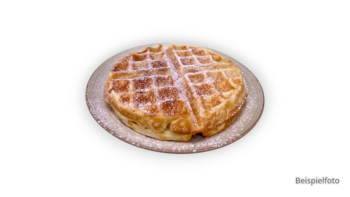 Waffle with Powdered Sugar