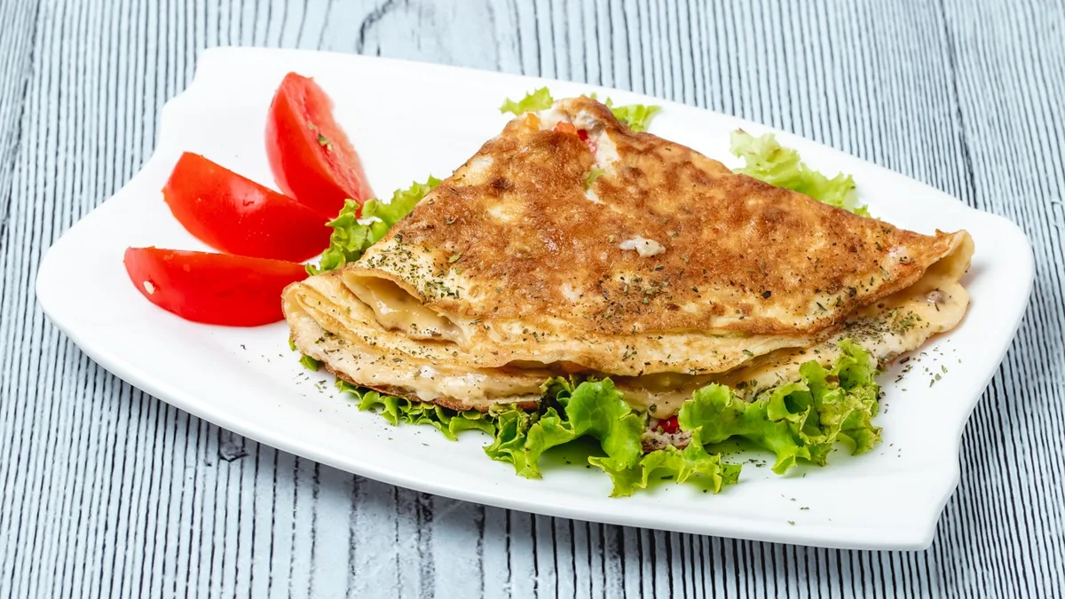 Tərəvəzli Omlet