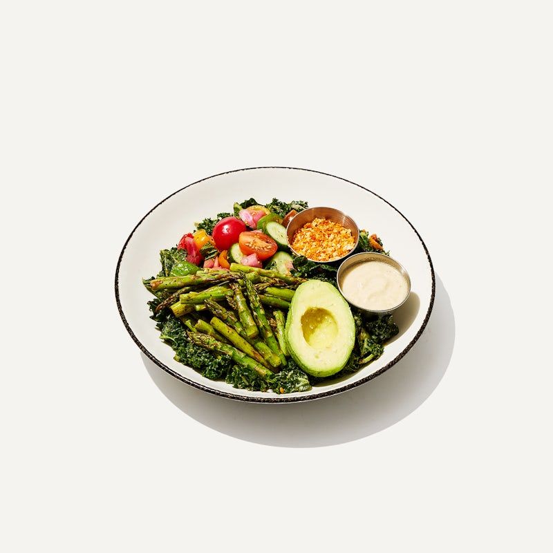 Asparagus Kale Caesar