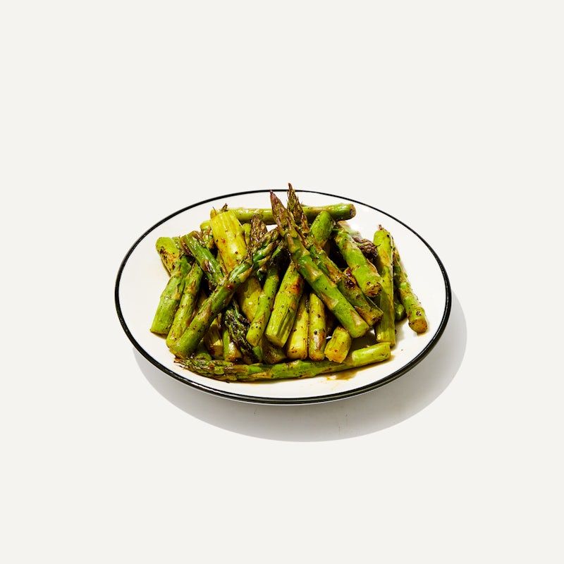 Asparagus with Toasted Chilis Side