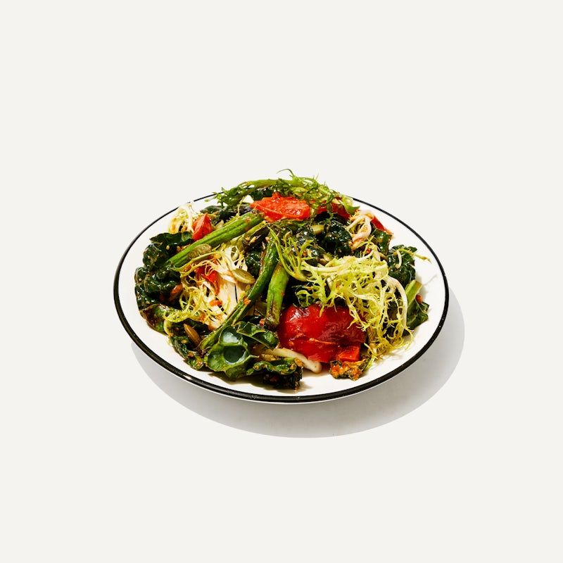 Romesco Green Bean Salad Side