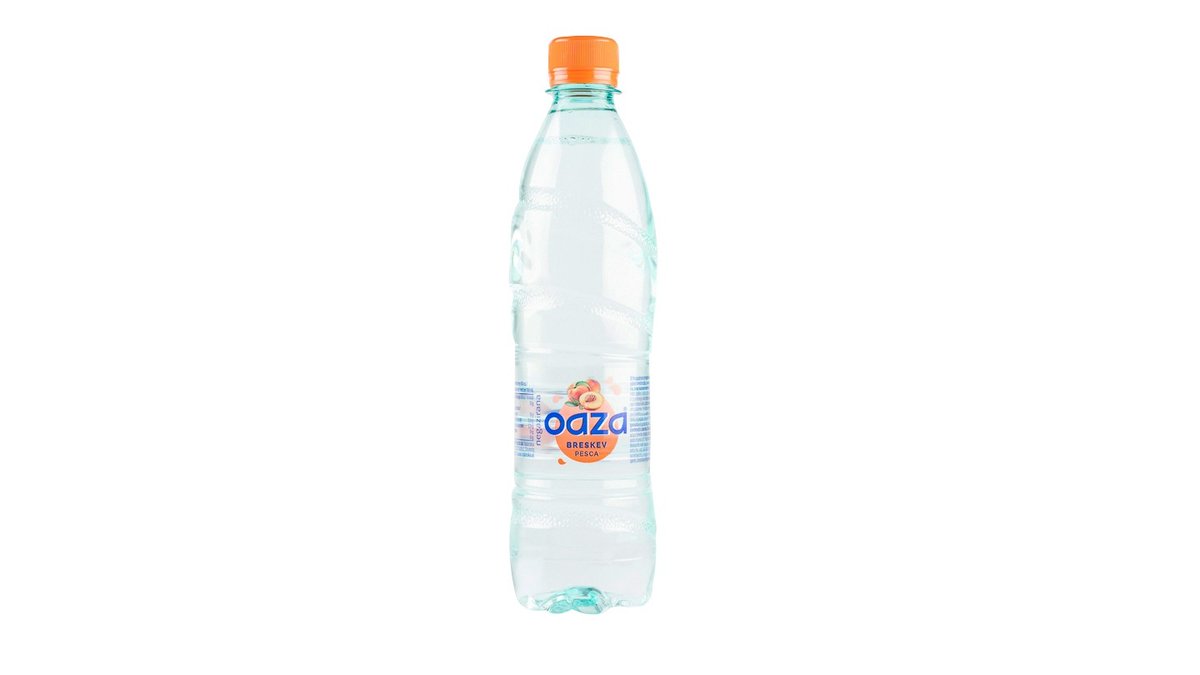 Oaza voda z okusom breskve 0.5 l