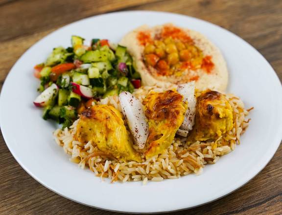 Chicken Kabob Plate