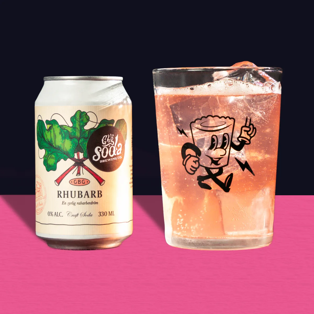 GBG Soda Rabarber