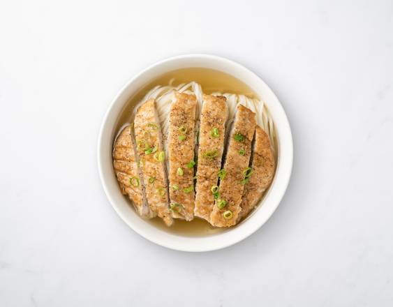 Fried Pork Chop Noodle Soup