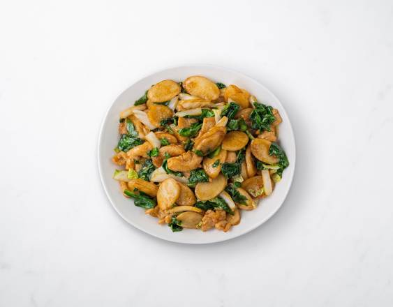 Shanghai Rice Cakes with Chicken