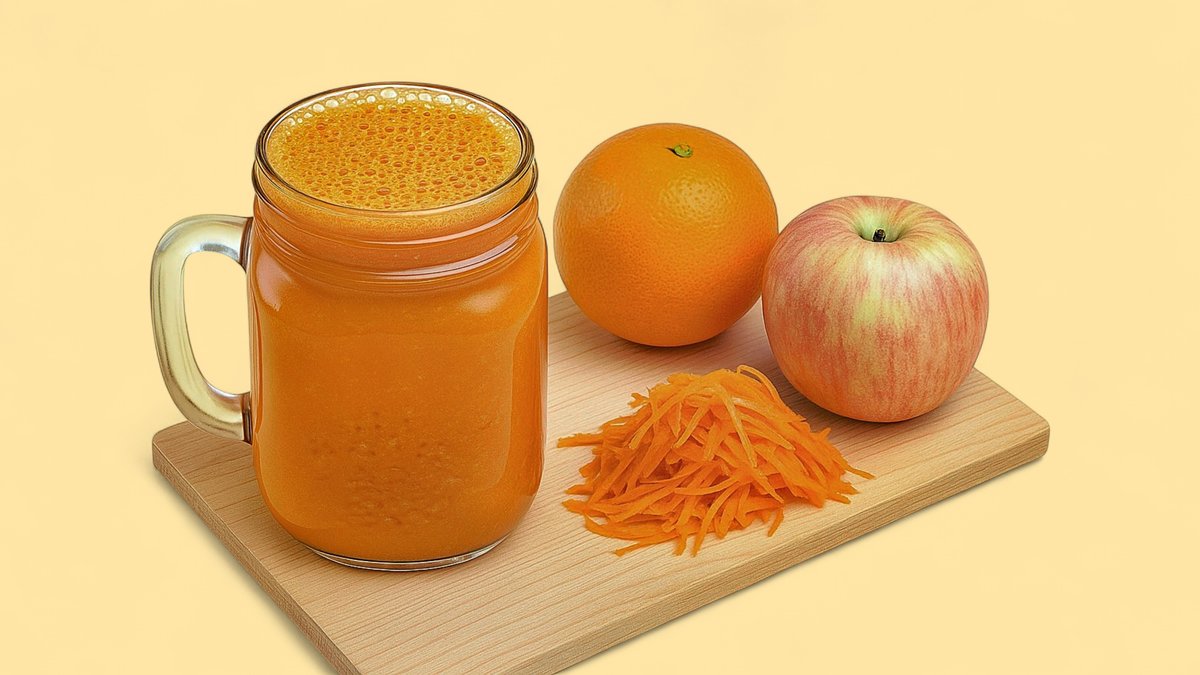 Appelsin, gulerod and æble 0,5 l