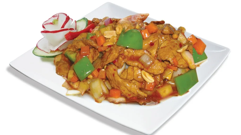51. Vepřové Kung-Pao s rýží