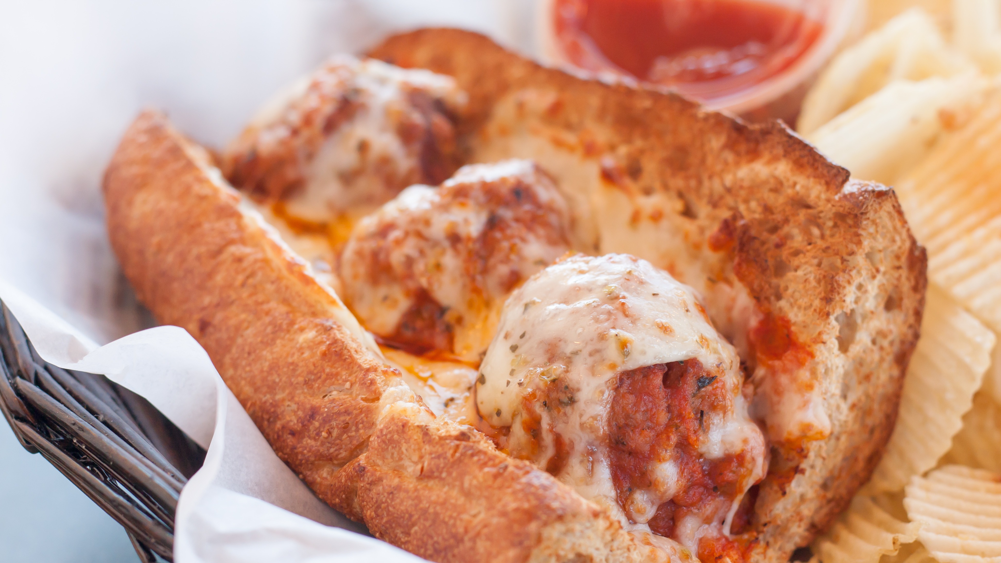Meatball and Provolone