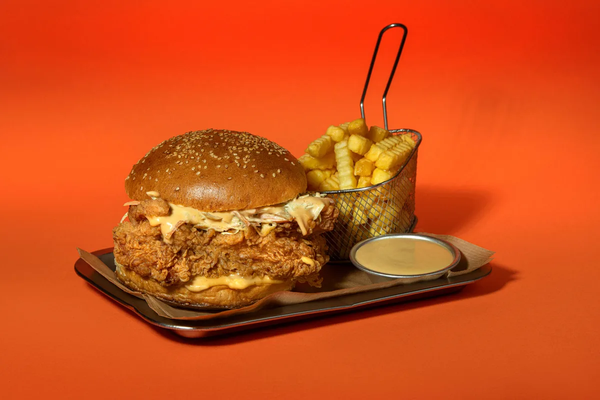 Honey Mustard burger combo