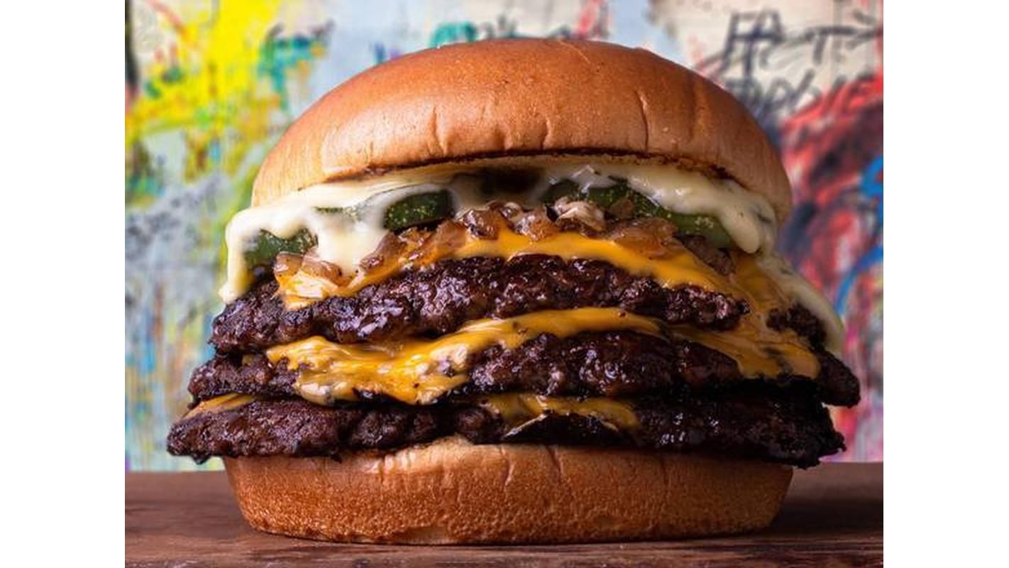 Smash Triple Cheeseburger