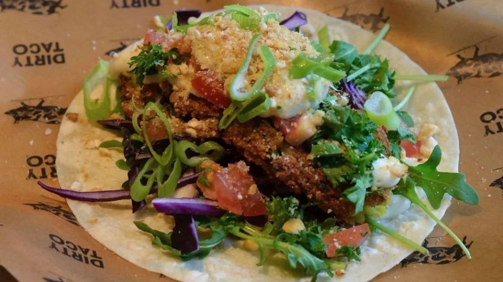 Crispy falafel-Taco