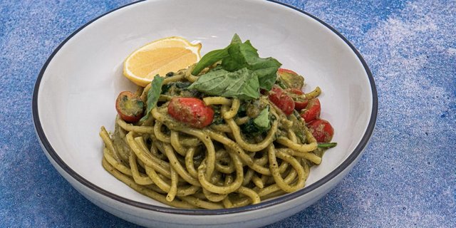 Texas Pecan-Pesto Pasta Tray