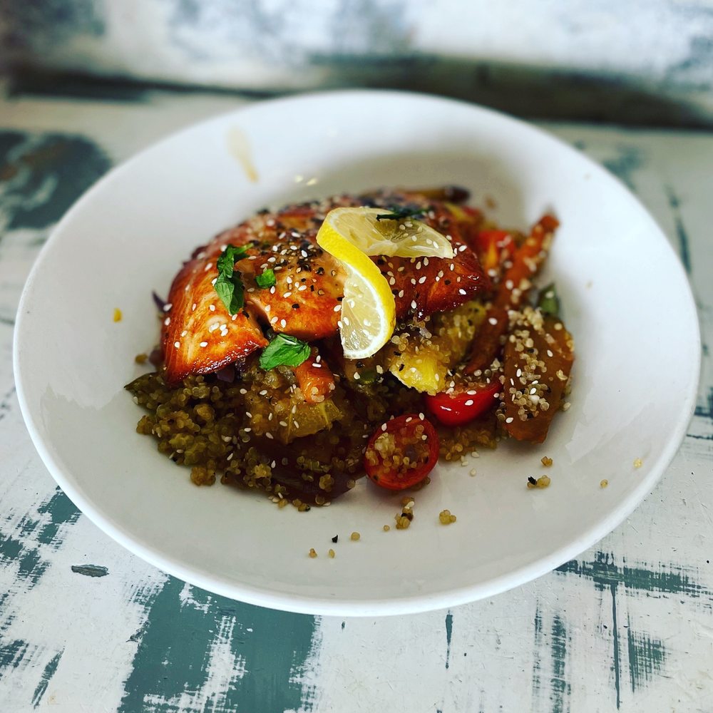 Citrus Glazed Salmon Tray