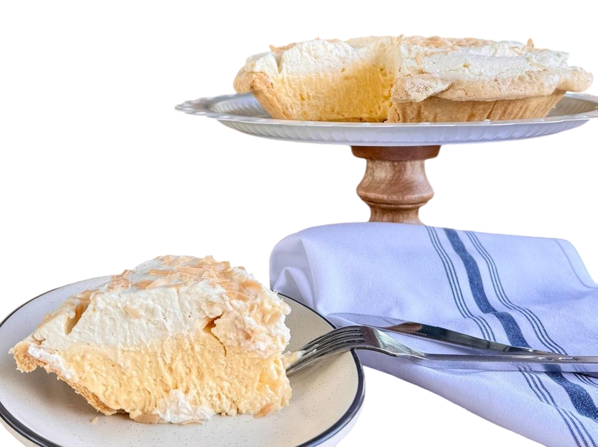 Coconut Cream Pie Slice