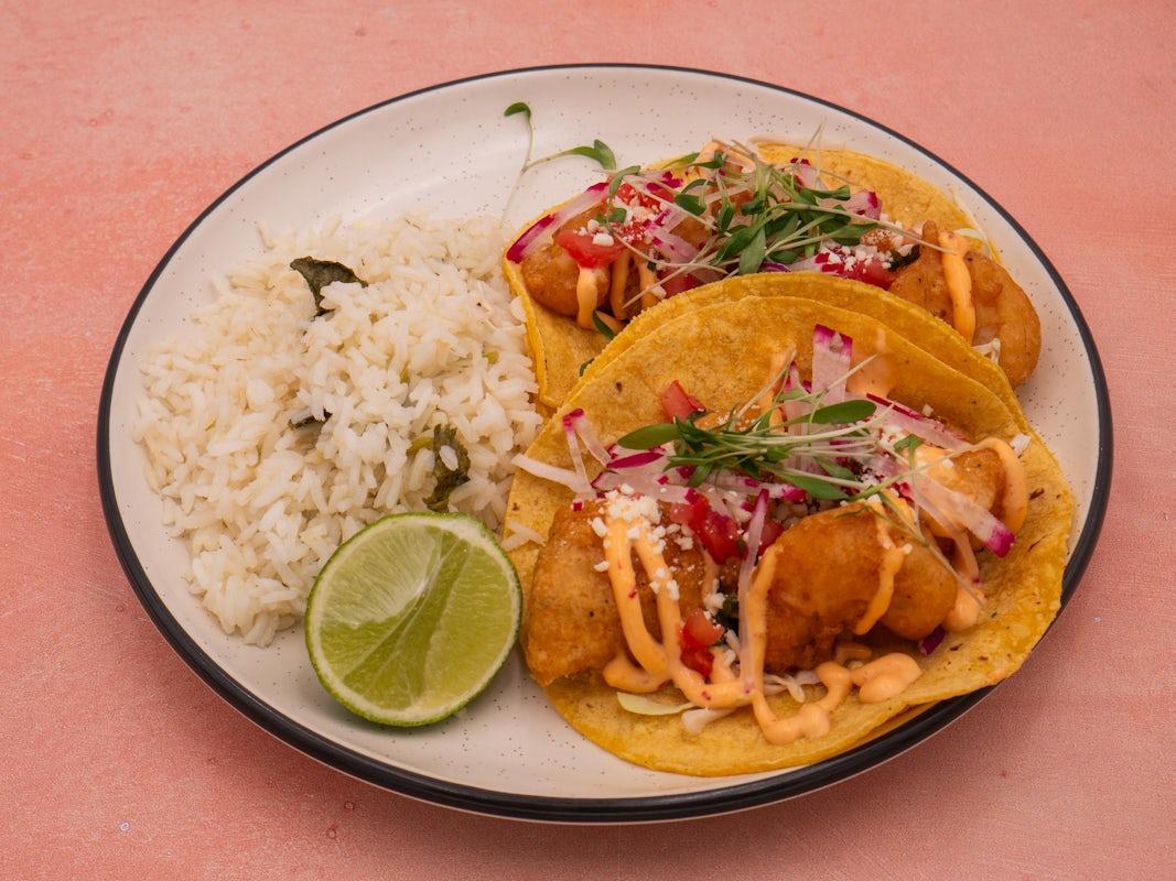 Crispy Baja Shrimp Tacos