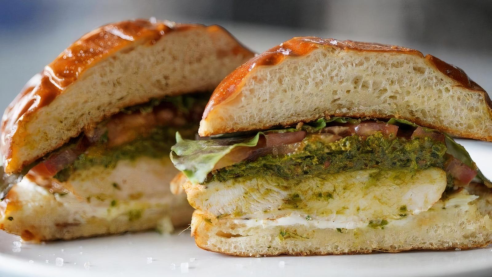 Grilled Pesto Chicken Sandwich