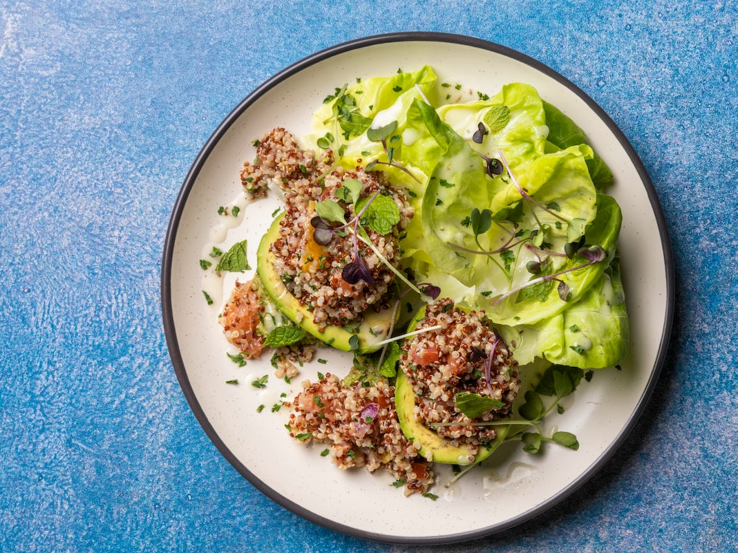 Quinoa Stuffed Avocado