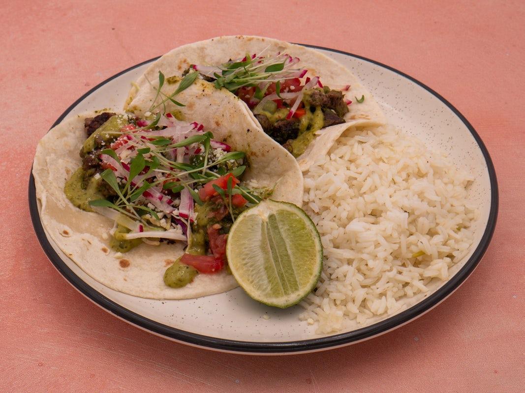 Seared Chimi Steak Tacos