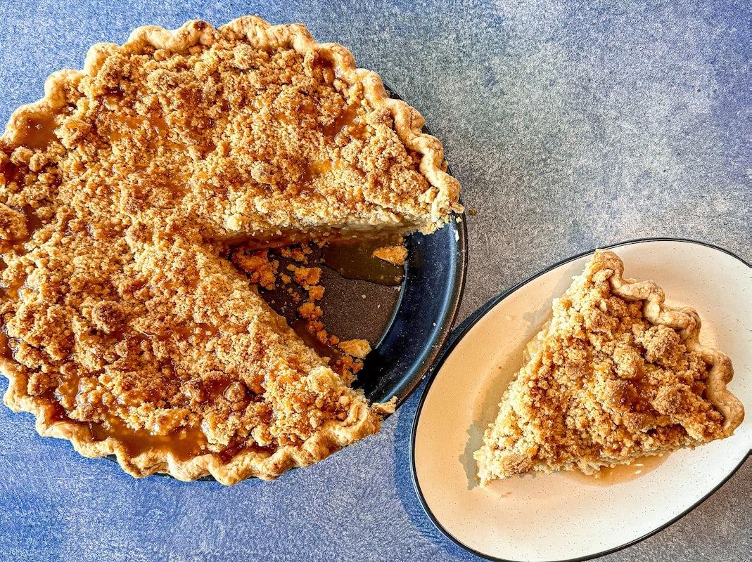 State Fair Caramel Apple Pie Slice