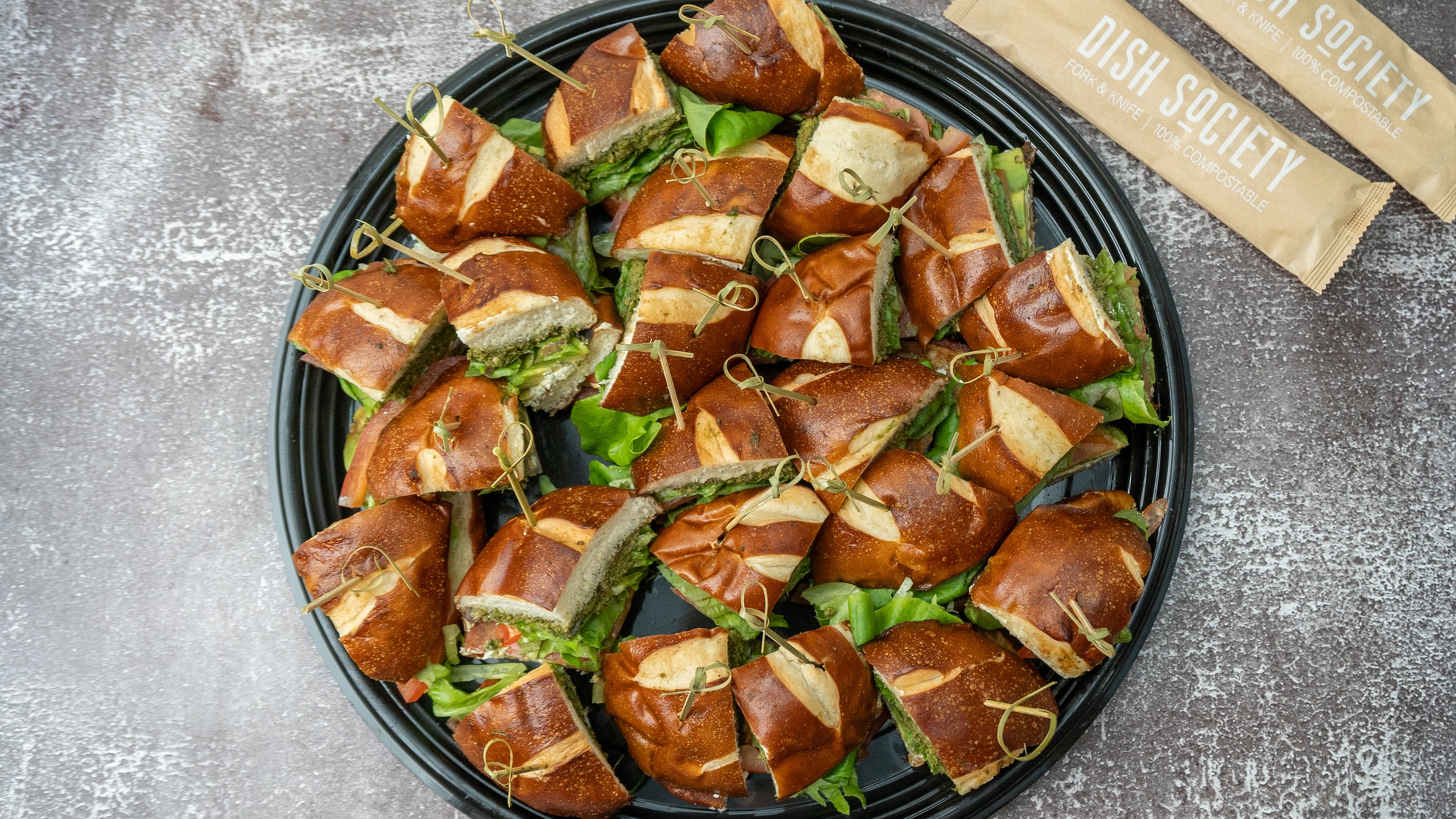 Vegetarian Pesto Sandwich Tray