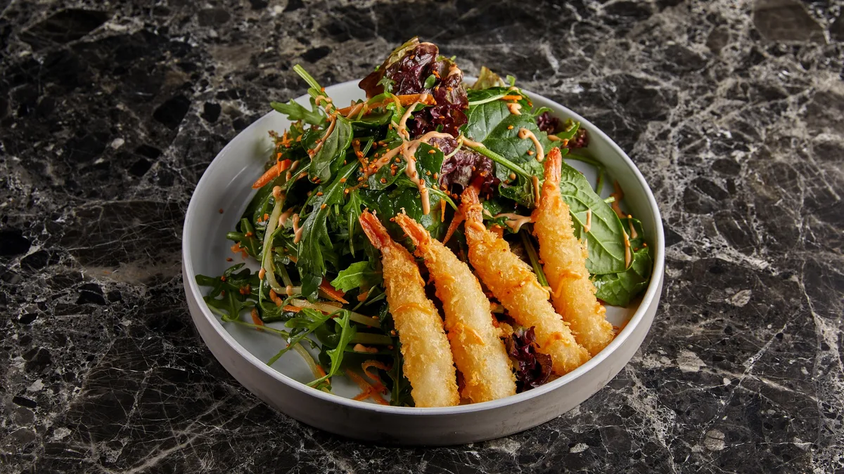 Shrimp Tempura Salad