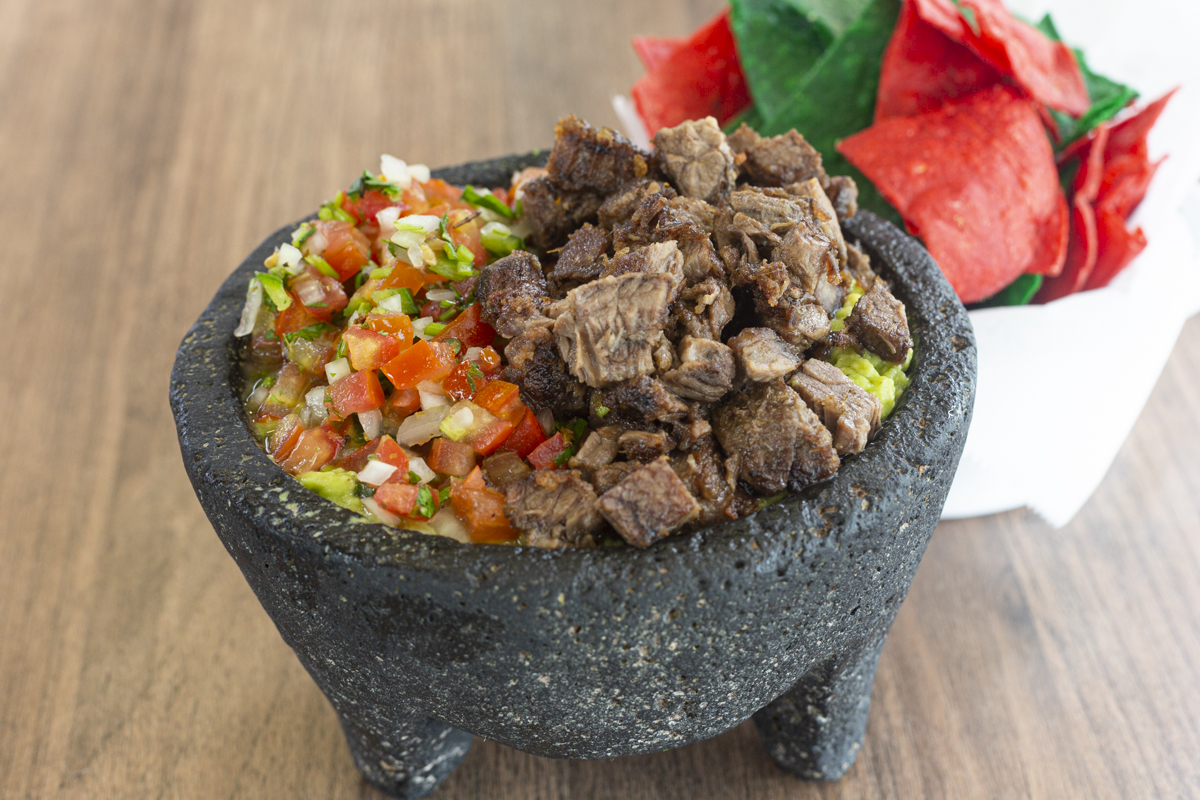Guacamole con Suadero