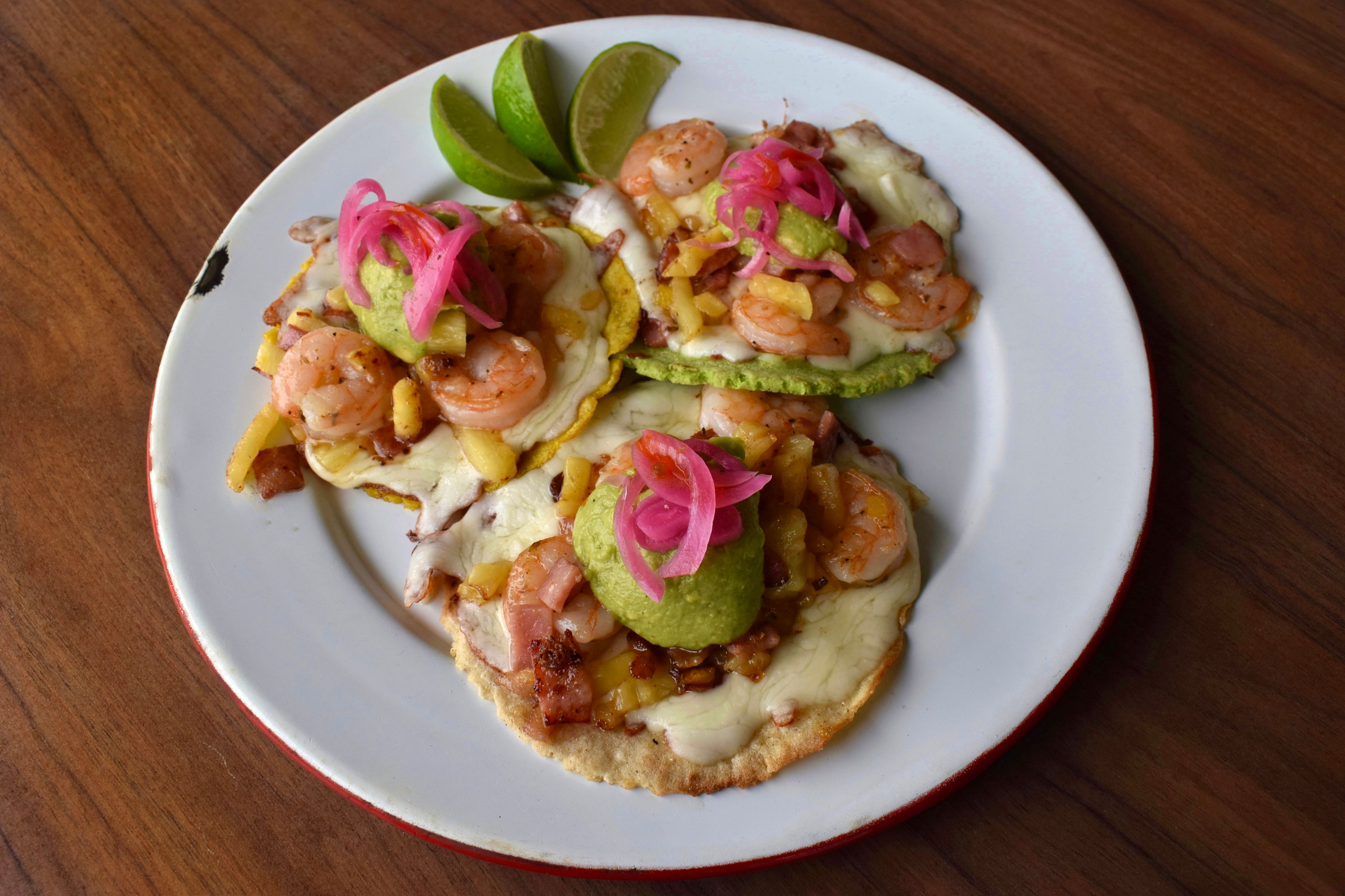 Tacos de Camarones Puercos