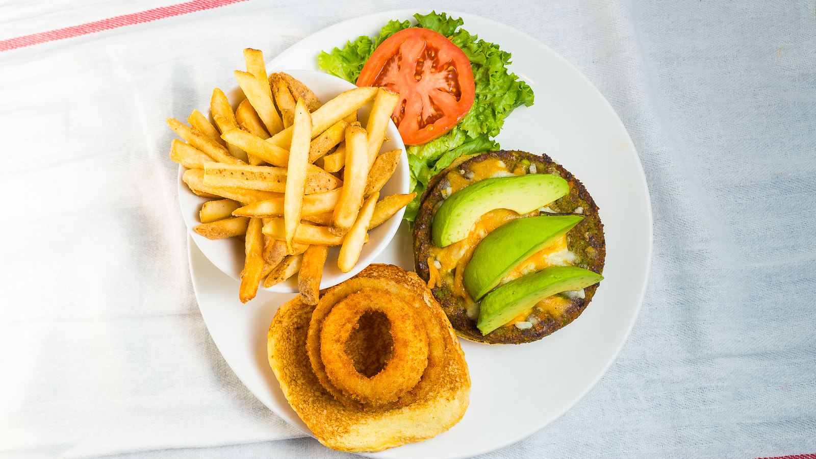 Avocado Veggie Burger