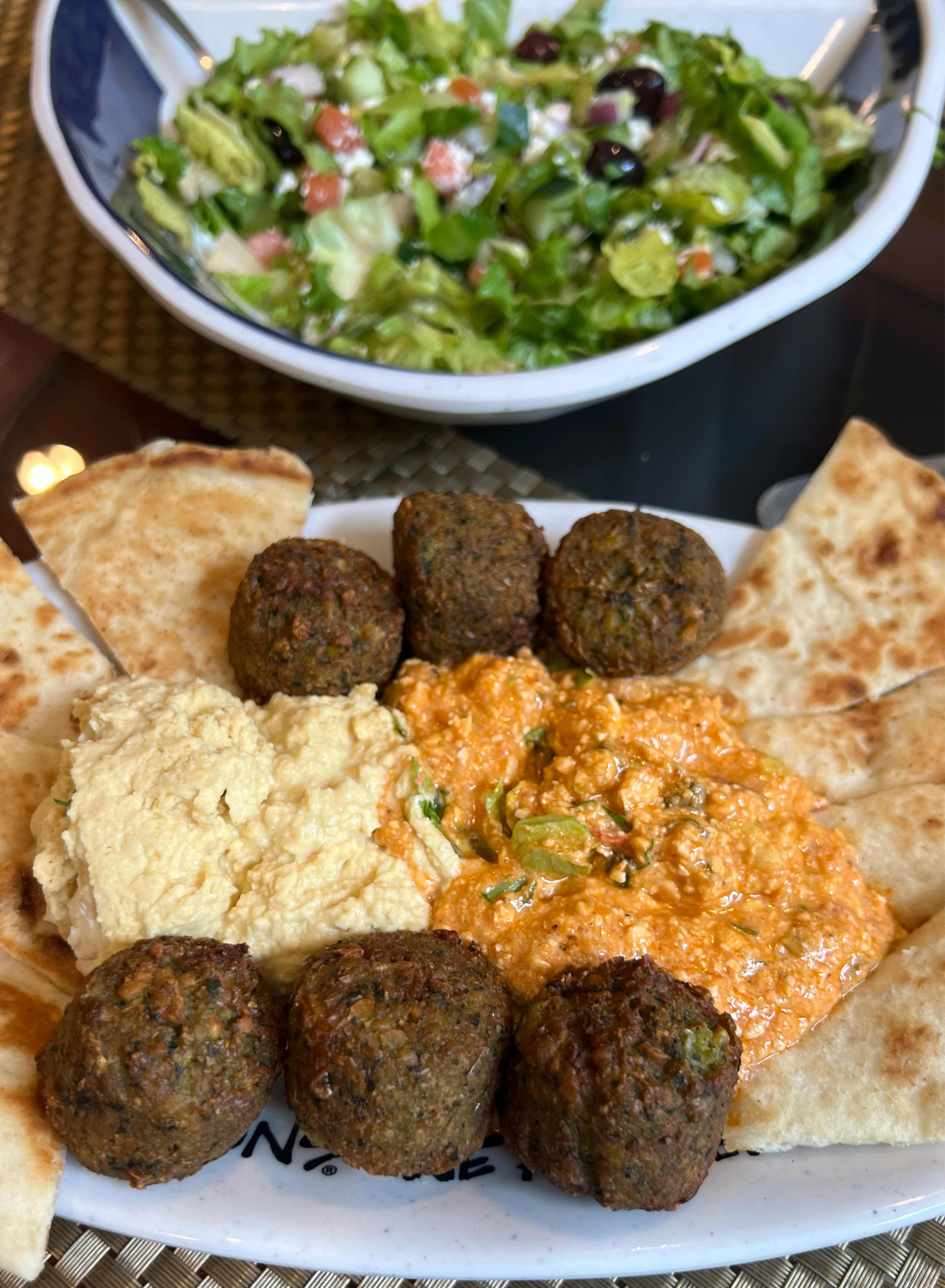 Mediterranean Falafel Platter