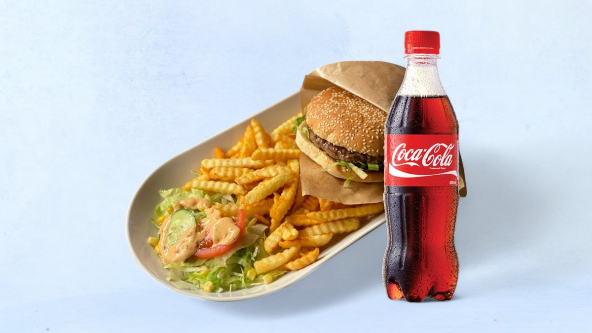 Cheeseburger Tallerken 190g