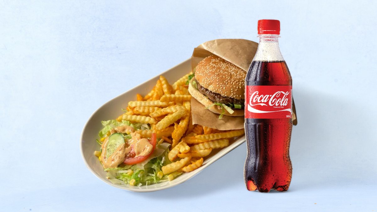 Cheeseburger Tallerken 250g