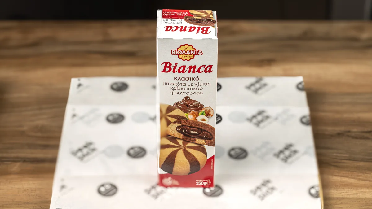 Μπισκότα Bianca Κλασσικό με Γέμιση Κρέμα Κακάο