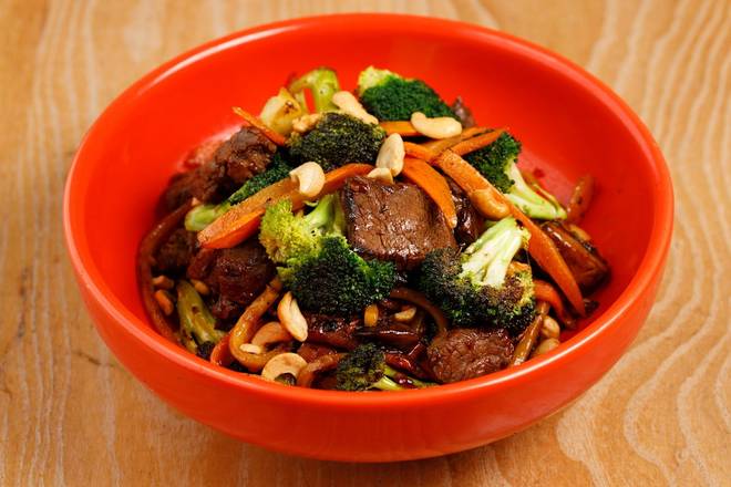 Marinated Filet Mignon Wok Out Bowl