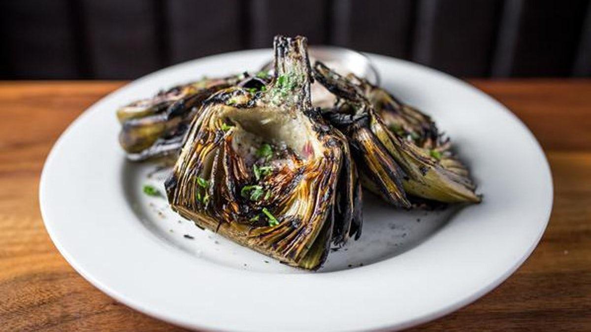 Grilled California Artichokes
