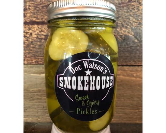 Jar of Sweet and Spicy Pickles