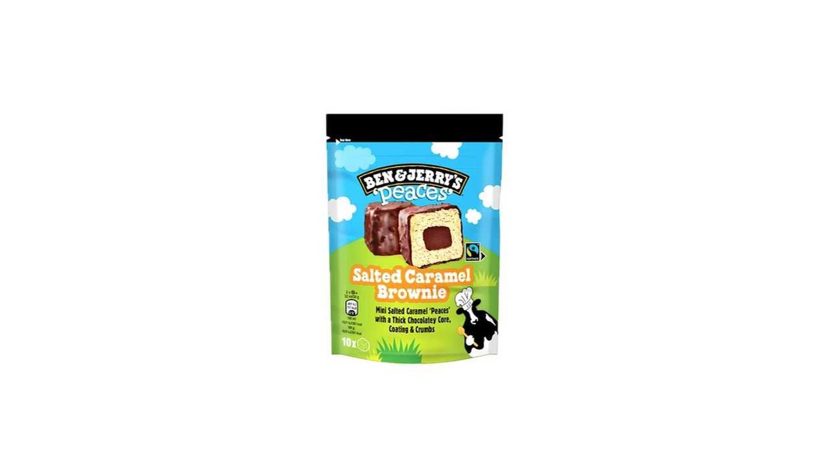 Jäätis Salted Caramel Brownie Peaces Jäätis Salted Caramel Brownie Peaces