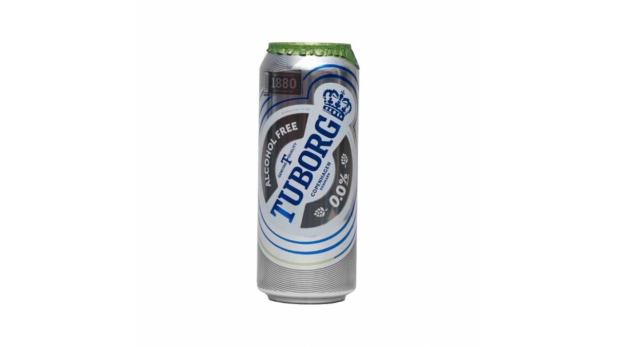Bere Tuborg - fără alcool 0,5l