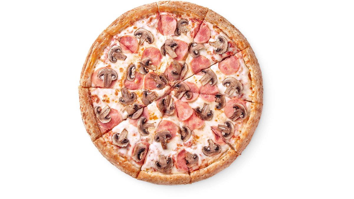 Prosciutto and Funghi 35 cm