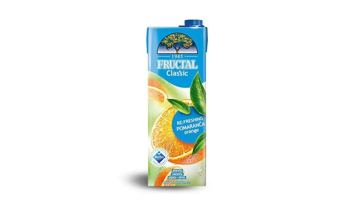 Fructal pomarančni sok 1 l
