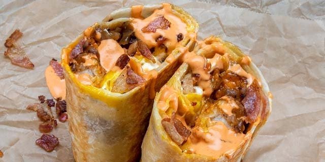Bacon Breakfast Burrito