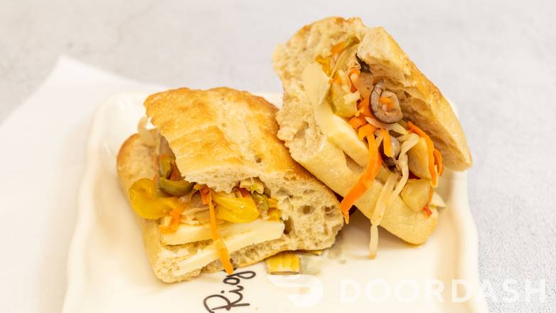 Grill veggie and Fontina Panino