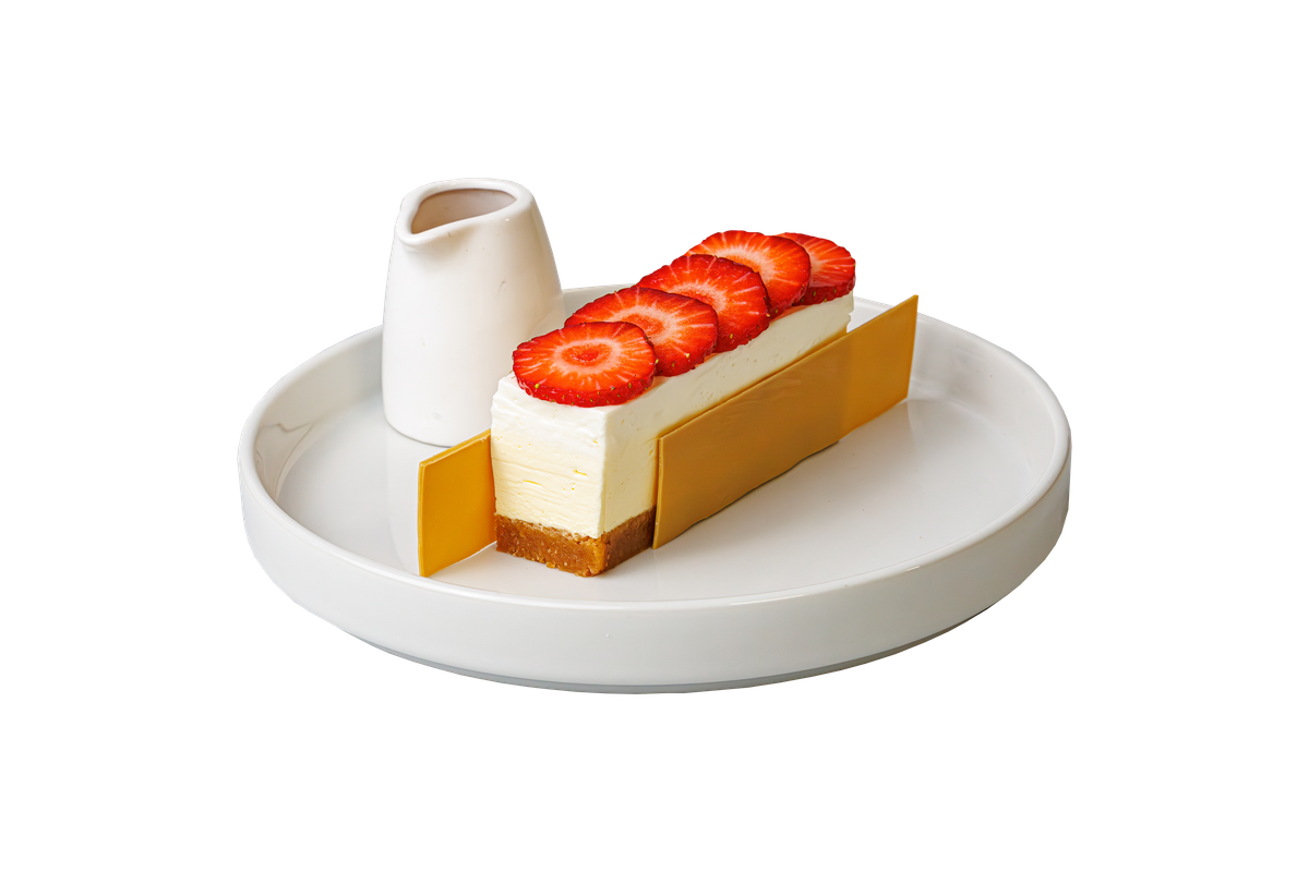 Homemade cheesecake