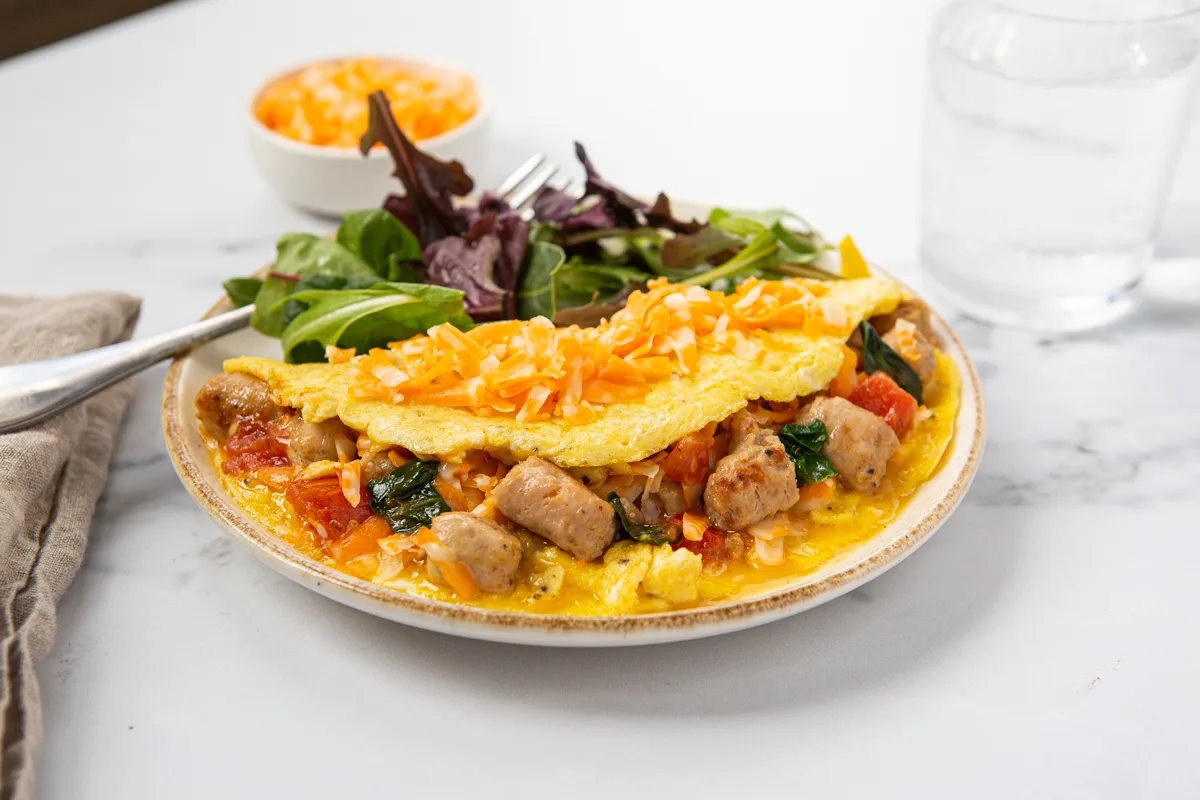 Omlet sa kobasicom