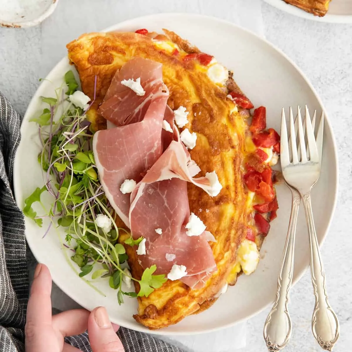 Omlet sa pršutom