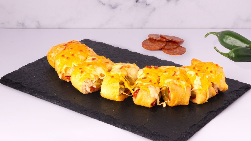 Stuffed Cheesy Bread Hot Pepperoni