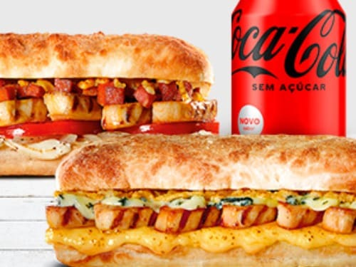 Combo Dois Sanduba + Refrigerante 600 Ml (sandif49)