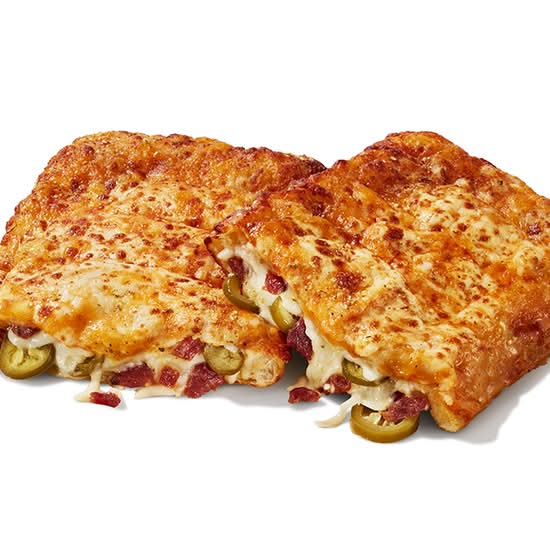 Domino’s Pizza Stuffed Cheesy Bread with Bacon and Jalapeno