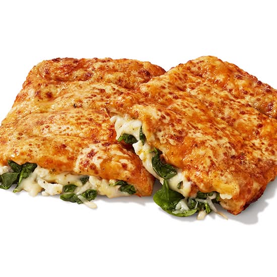 Domino’s Pizza Stuffed Cheesy Bread with Spinach and Feta